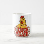 GACK! Lustiger Hühner-Kaffeebecher Kaffeetasse (Mittel)