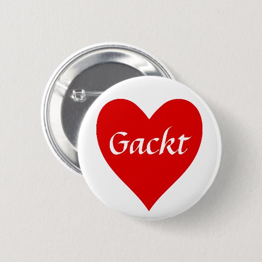 Gackt Button (Vorne & Hinten)