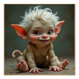 Gad Baby Troll Glossy Poster