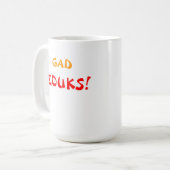 GAD… ZOUKS!! Bunte bouzoukis! Kaffeetasse (Vorderseite Links)