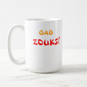 GAD… ZOUKS!! Bunte bouzoukis! Kaffeetasse (Links)