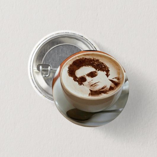 Gaddafi pottoun button (Vorne & Hinten)