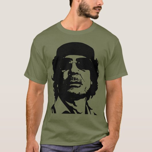 Gaddafi transparent T-Shirt (Vorderseite)