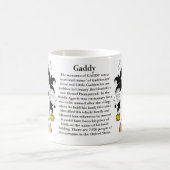 Gaddy, der Ursprung, die Bedeutung und das Wappen Kaffeetasse (Mittel)
