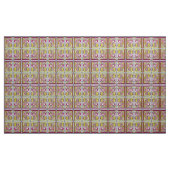Gadgetry-Muster mit sechs-whimsikaler Geometrie Stoff (Yard (91,4 cm))