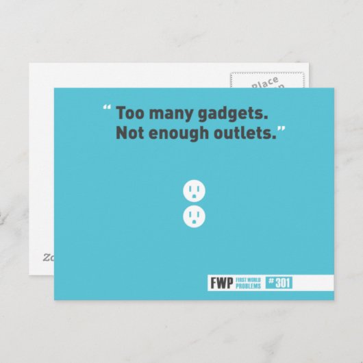 Gadgets Postkarte (Vorne/Hinten)