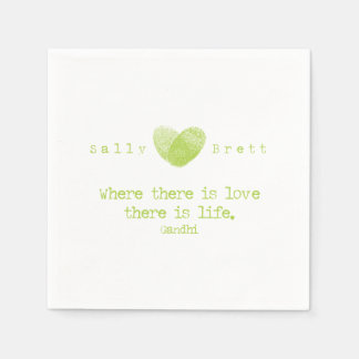 Gadhi Quote Napkin Serviette