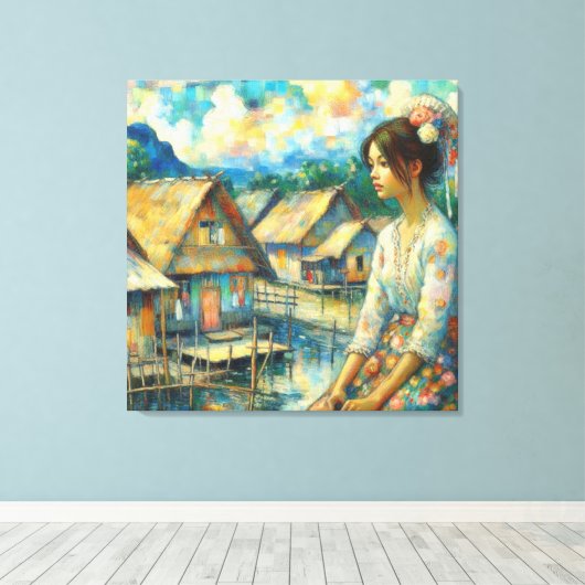 Gadis Desa Leinwanddruck (Insitu (Holzboden))
