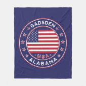 Gadsden, Alabama Fleecedecke (Vorderseite)