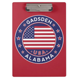 Gadsden, Alabama Klemmbrett