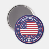 Gadsden, Alabama Magnet (Vorderseite/Rückseite)