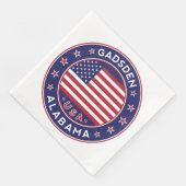 Gadsden, Alabama Serviette (Ecke)