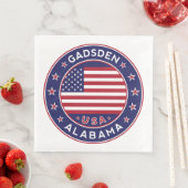 Gadsden, Alabama Serviette (Beispiel)