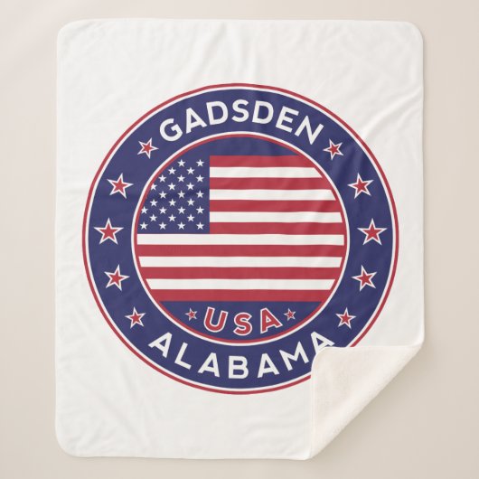 Gadsden, Alabama Sherpadecke (Vorderseite)