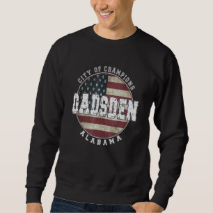 Gadsden Alabama Vintage amerikanische Flagge Sweatshirt