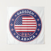 Gadsden, Alabama Wandteppich (Vorderseite)