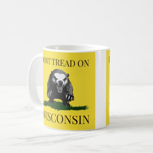 Gadsden Badger Kaffeetasse (Vorderseite Links)
