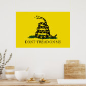 Gadsden (Dont Tread on Me)-Flag-Print Poster (Küche)