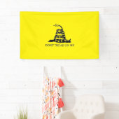 Gadsden 'DON'T TREAD ON ME' Uni Dorm Banner (Insitu)