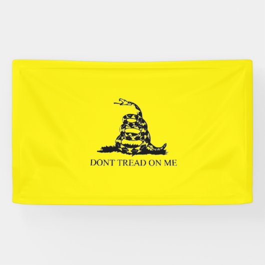 Gadsden 'DON'T TREAD ON ME' Uni Dorm Banner (Horizontal)