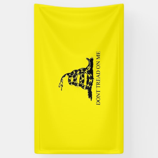Gadsden 'DON'T TREAD ON ME' Uni Dorm Banner (Vertikal)