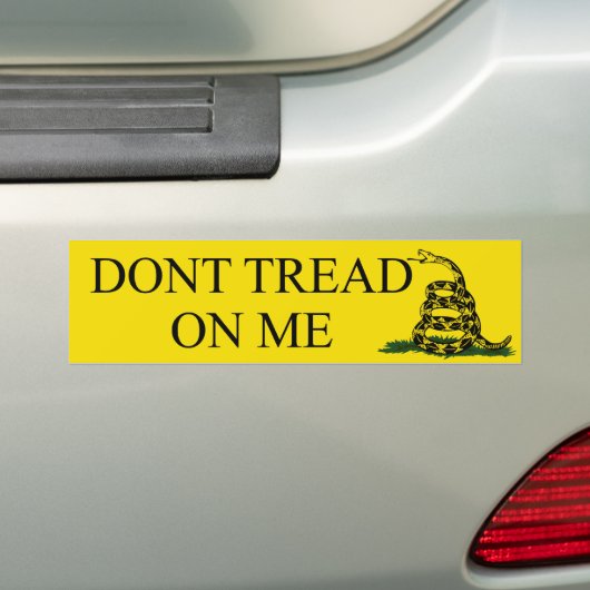 Gadsden_flag 11in Bumper2 Autoaufkleber (Auf Auto)