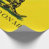 Gadsden Flag (Don't Tread on Me) (American Snake) Geschenkpapier (Ecke)