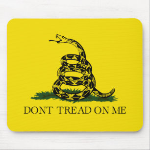 Gadsden Flag (Don't Tread on Me) (American Snake) Mousepad