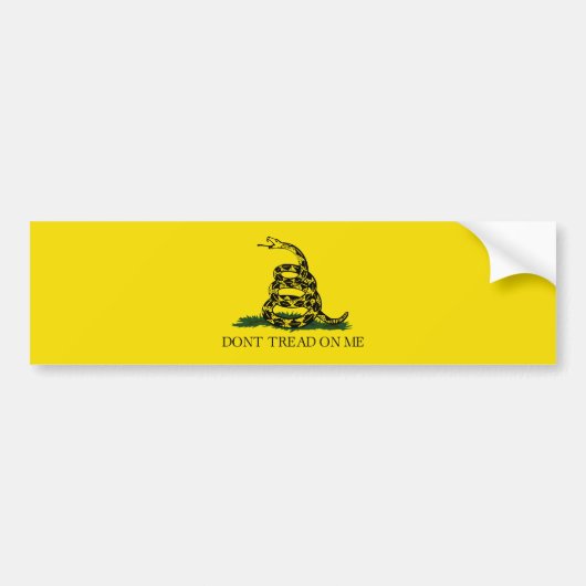 Gadsden Flag (Don't Tread on Me) (Schlangenflagge) Autoaufkleber (Vorne)