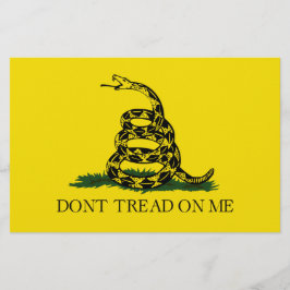 Gadsden Flag (Don't Tread on Me) (Schlangenflagge) Briefpapier