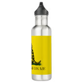Gadsden Flag (Don't Tread on Me) (Schlangenflagge) Edelstahlflasche (Rechts)