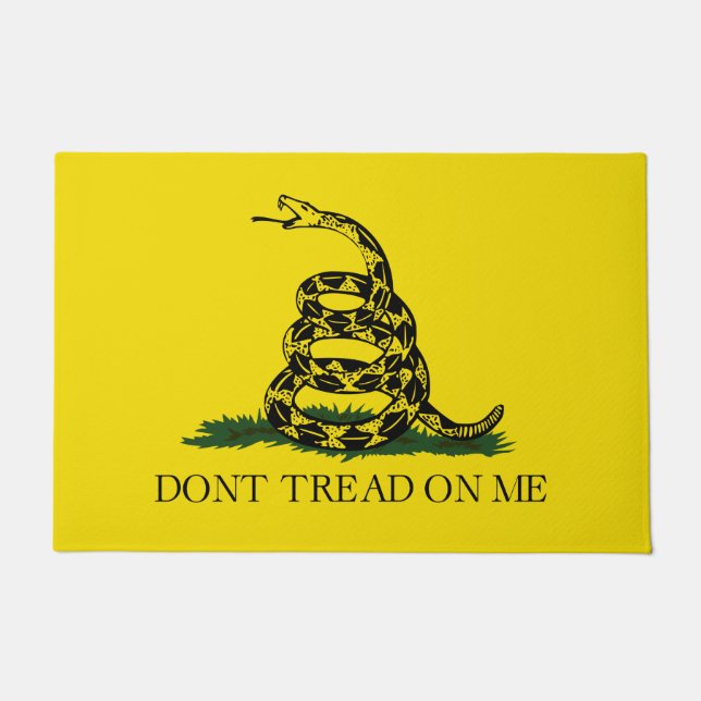 Gadsden Flag (Don't Tread on Me) (Schlangenflagge) Fußmatte (Vorderseite)
