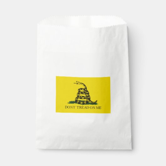 Gadsden Flag (Don't Tread on Me) (Schlangenflagge) Geschenktütchen (Vorderseite)
