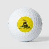 Gadsden Flag (Don't Tread on Me) (Schlangenflagge) Golfball (Vorderseite)