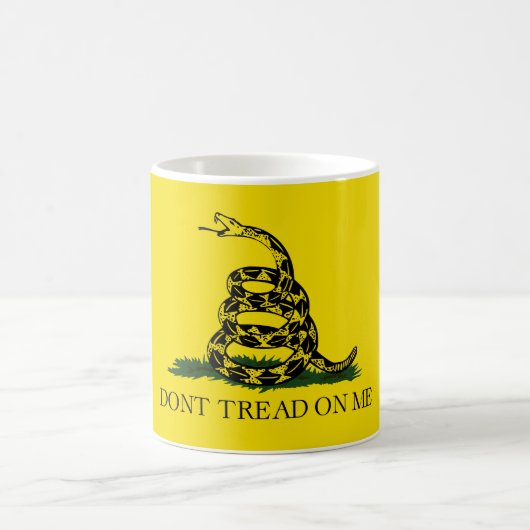 Gadsden Flag (Don't Tread on Me) (Schlangenflagge) Kaffeetasse (Mittel)