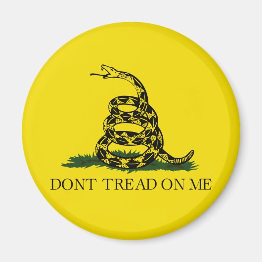 Gadsden Flag (Don't Tread on Me) (Schlangenflagge) Magnet (Vorne)