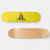 Gadsden Flag (Don't Tread on Me) (Schlangenflagge) Skateboard (Horizontal)