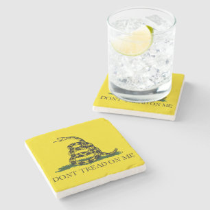 Gadsden Flag (Don't Tread on Me) (Schlangenflagge) Steinuntersetzer