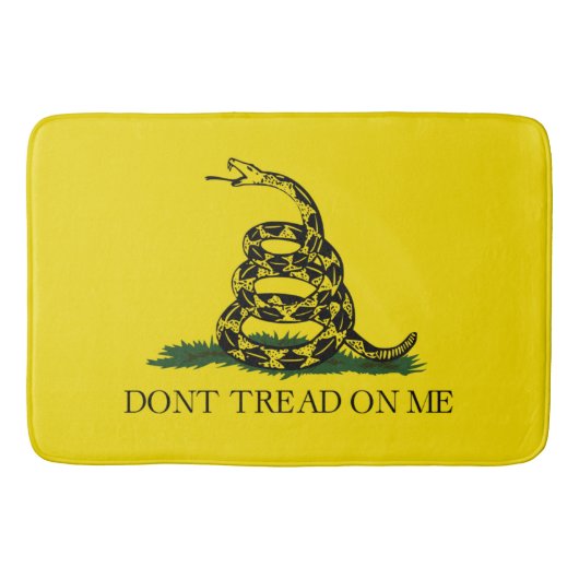 Gadsden Flag (Don't Tread on Me) (USA Snake Flag) Badematte (Vorderseite)