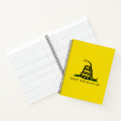 Gadsden Flag (Don't Tread on Me) (USA Snake) Notizblock (Innenseite)