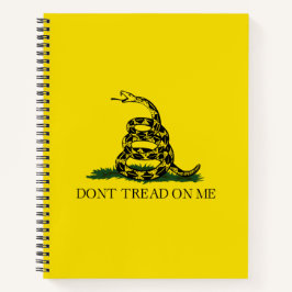 Gadsden Flag (Don't Tread on Me) (USA Snake) Notizblock