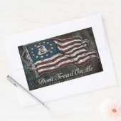 Gadsden Flag - Freiheit oder Tod Rechteckiger Aufkleber (Umschlag)