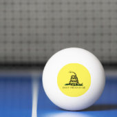 Gadsden Flag Ping Pong Ball Tischtennisball (Netto)