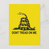 Gadsden Flag Postkarte (Vorderseite)