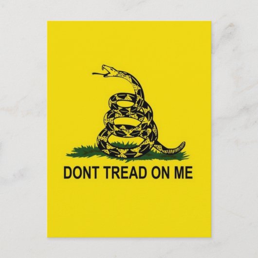 Gadsden Flag Postkarte (Vorderseite)