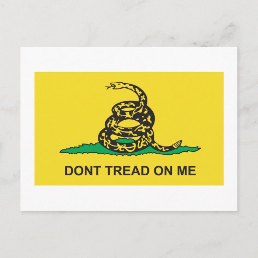 Gadsden Flag Postkarte (Vorderseite)