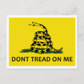 Gadsden Flag Postkarte (Vorderseite)