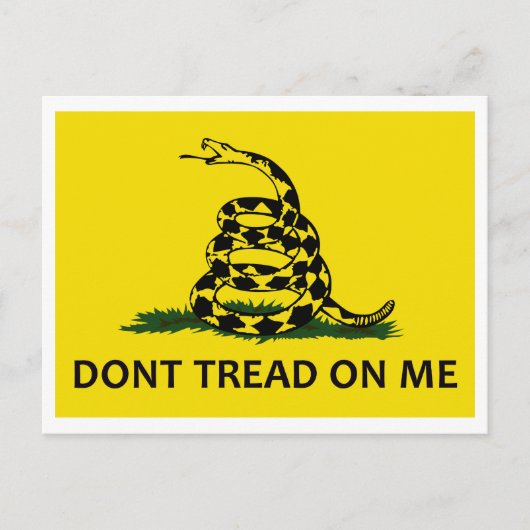 Gadsden Flag Postkarte (Vorderseite)