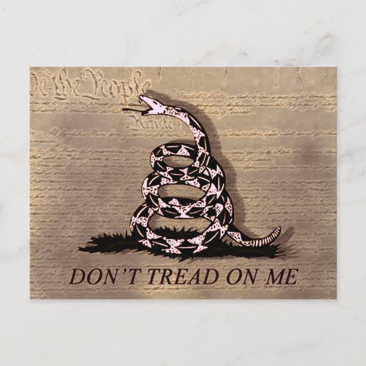 Gadsden Flag Postkarte (Vorderseite)