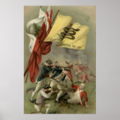 Gadsden Flag Revolutionärer Krieg Bunker Hill Poster (Vorne)